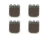 Wilwood Brake Pads, Street Performance/Racing Pads, BP-20 Compound, Medium Friction, High Temperature, 6812, Universal, Set of 4