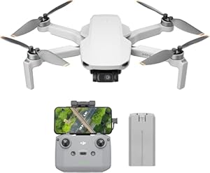 DJI Mini 4K, Drohne mit 4k UHD Kamera für Erwachsene, unter 249 g, 3-Achsen Gimbal Stabilisierung, 10 km Videoübertragung, autom. Rückkehr