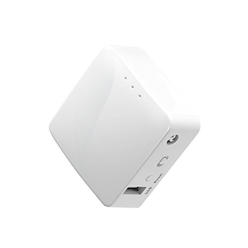GL.iNet GL-AR150 Mini Travel Router, Wi-Fi Converter, OpenWrt Pre-Installed, Repeater Bridge, 150Mbps Wireless