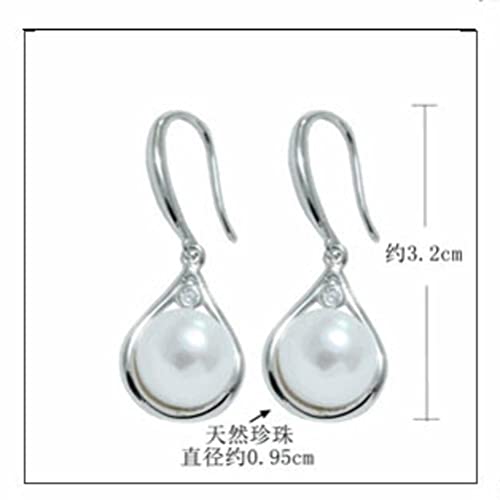 Boucles d'oreilles en perles d'eau douce naturelles anti irritation 925 - 2