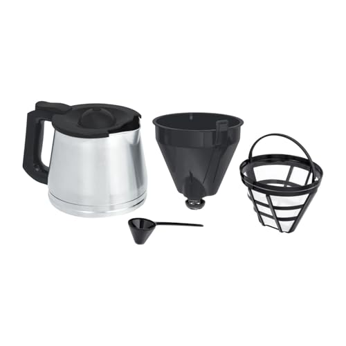 Black Decker Cafeteira Elétrica 110 V Inox, Filtro Permanente e Lavável, Capacidade 1,5 L, Ate 38 Ca