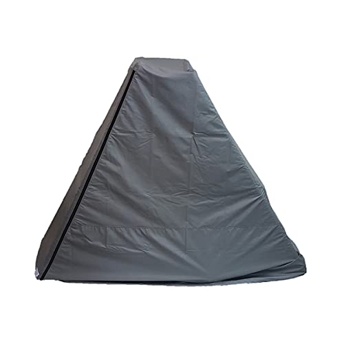 Protective Cover for Front Drive Elliptical Machines. Heavy Duty UV Water Resistant Cover (Grey, Small Extra Tall)
