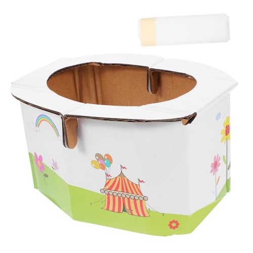 Yardwe 1Pc Foldable Travel Potty Portable Toilet Trainer for Easy to Carry Includes Compact Design for Outdoor Indoor Use