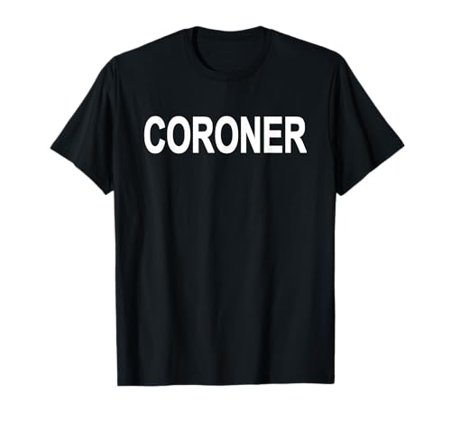 Photo de T-shirt uniforme d'Halloween Coroner T-Shirt