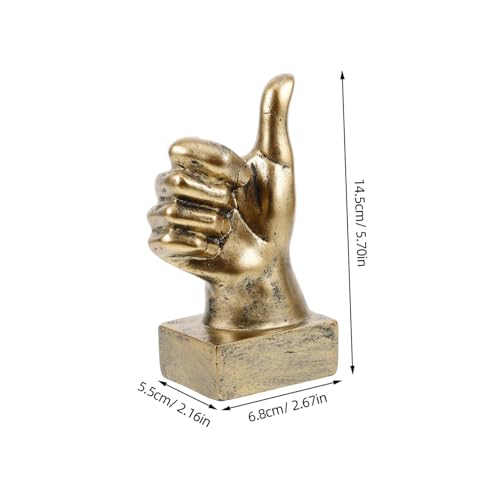 Sculpture de main pouce levé, le cadeau idéal comme statuette déco élégante - 3