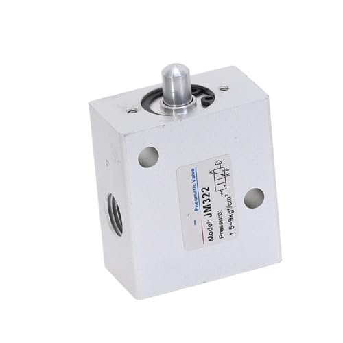 Válvula JM322 de 2 posiciones y 3 vías con rosca hembra de 1/4 pulgada para control neumático 2