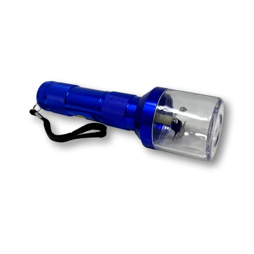 EKNA Elektro Grinder - Batterie Betrieben - Automatisch - Aluminium - Electric Mill (Blau)