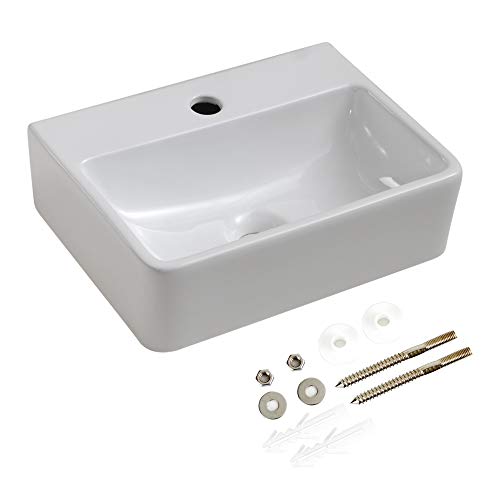 Small Wall Mount Vessel Sink, Small vessel Sink, Mini vessel Sink, Small Above Counter Vessel Sink, Mini Bathroom Sink