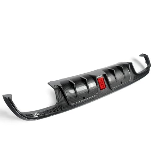 Difusor trasero premium para Benz Clase C W205 Sedán con acabado look carbono 2