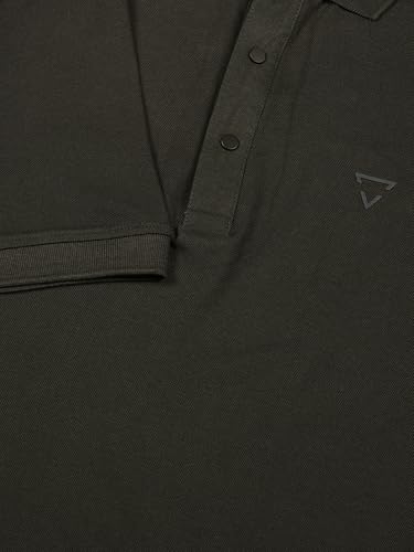 Image of Thomas Scott Men's | Solid | Half Sleeve | Regular Fit | 100% Cotton | Polo Collar | Button Closer | Casual Tshirt