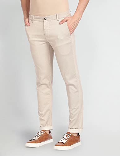 Image of Arrow Men's Mid Rise Slim Pants