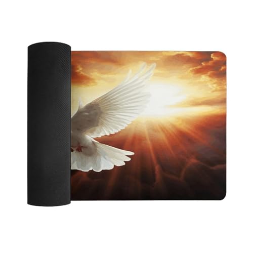 Dove Sun Art Desk Pad grande antideslizante de escritorio miniatura 3