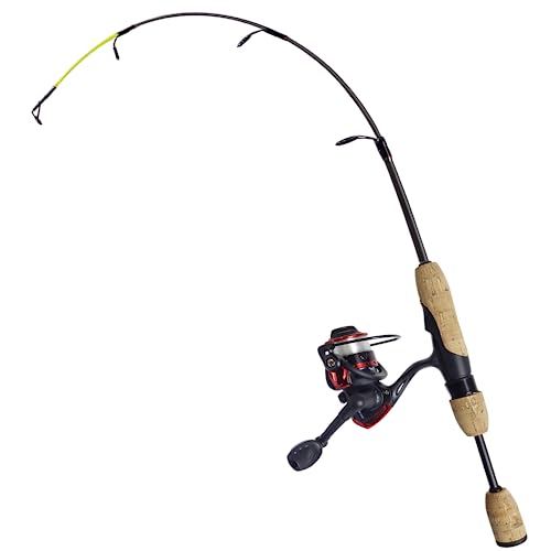 Aventik Ultralight Ice Fishing Rod Reel Combo 26//28/30/32 inch Medium