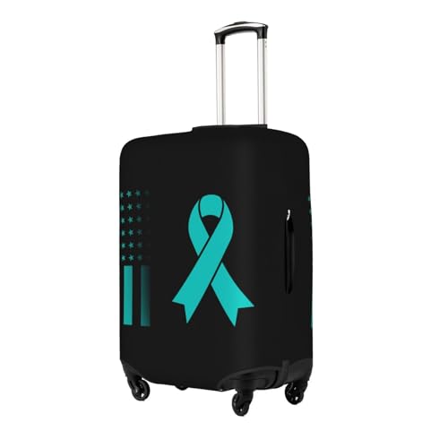 Travel Luggage Cover Food Allergy Awareness Fashion Washable Baggage Suitcase Protector Fit For Luggage Large2