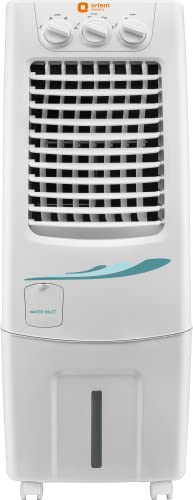 Image of Orient Electric Supercool 30 L Personal Air Cooler Home | Densenest Honeycomb Pads With Dust Filter | Powerful Air Delivery | Portable Air Cooler For Room | Inverter Compatible | White