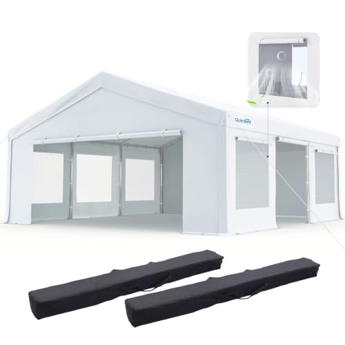 Quictent 20x20 Heavy Duty Party Tent with Roll-up Ventilated...