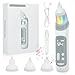 Aspirador nasal para recién nacidos: aspirador nasal para bebés y niños pequeños con 5 niveles de succión ajustables y 3 puntas de silicona, función de música y luces LED