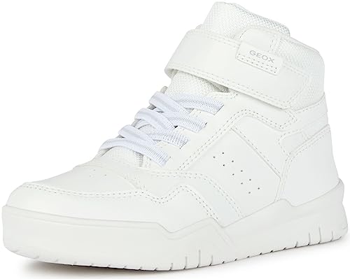 Geox J Perth Boy F, Zapatillas Niños, Blanco, 39 EU