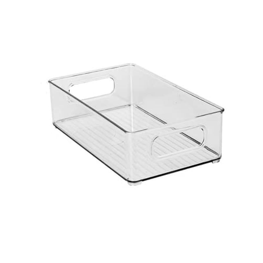 Amazon｜冷蔵庫クリアトレーワイド 収納ラック 取っ手 整理