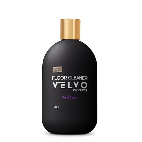 Velvo Floor Cleaning Solution for Robot Mops – Compatible with Roborock, Dreame, Roomba – Low Foam 1:300 Concentrate, Streak-Free, Multi-Surface Cleaner for Hardwood & Tile, 500ml (Petal Cloud)