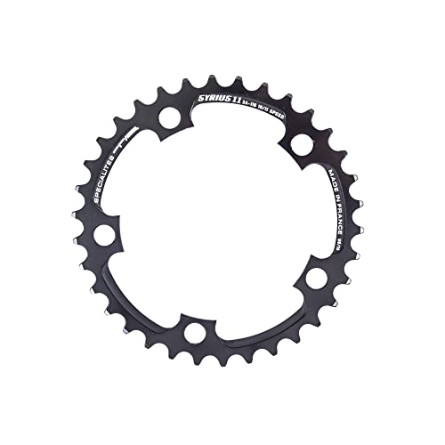 Spécialités TA Syrius Unisex-Kettenblatt, 110 Stück, 10/11-fach, Schwarz, innen 38T