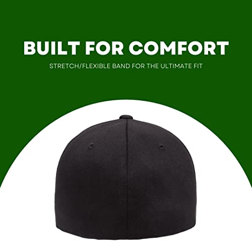 Lindo - Flex/Stretch Band Pro Back Style Hat - The Great Outdoors (Black W/Graphite: L/Xl) #TOP2