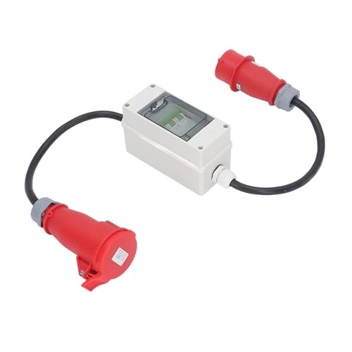 Connettore CEE, Lunghezza Cavo 100 Cm Adattatore di Alimentazione CEE IP44 Impermeabile Resistente Agli Urti per Cantieri Edili