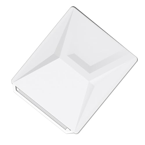 Funda de silicona para antena parabólica con disipación de calor en panal blanca