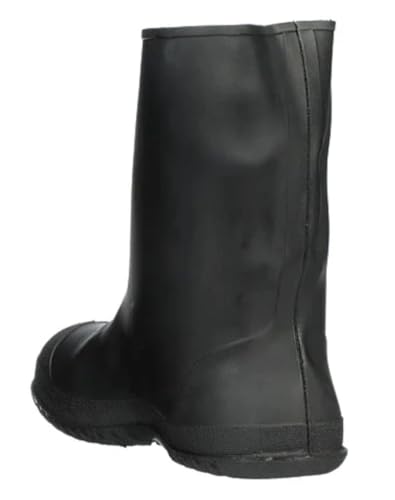 Image of TINGLEY 35121 Workbrutes Rubber Overshoe, Waterproof Slip-On Shoe Cover for Work Shoes & Sneakers, Durable Protection for Low-Profile Footwear, Black