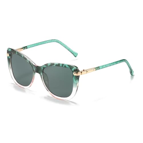 Lunettes de soleil vertes pour femme parfaites pour vos terrasses