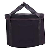 YARNOW ポータブルシンギングボウルバッグ 収納ケース クリスタルボウル用 厚手ライナー付き 耐久性のあるキャリーバッグ 瞑想 チャンティングボウル収納 旅行用コンパクトデザイン