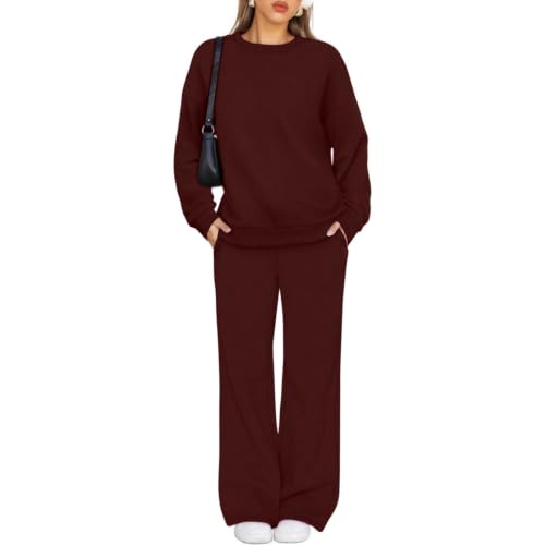 yakyamgi Women 2 Piece Set Sweatsuits Oversized Pullover Sets Fall Outfits - image 2