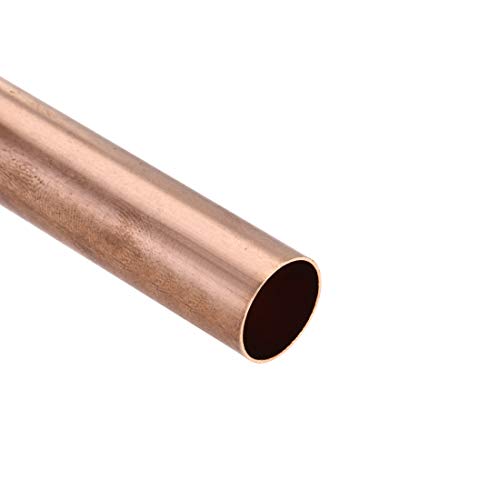 uxcell Copper Round Tube, 15mm OD 0.5mm Wall Thickness 100mm Length Straight Pipe Tubing 3 Pcs - Image 4