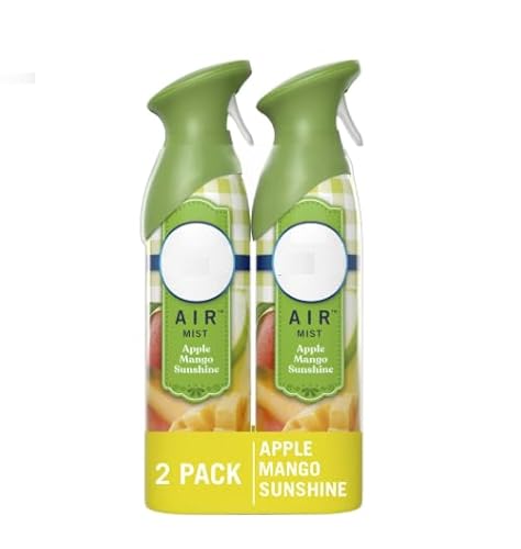 Air Freshener Spray, Odor-Fighting Room Spray, Apple Mango Sunshine, 8.8oz, 2 Count