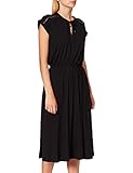 kleid schwarz spitze Cut-Out am Ausschnitt s.Oliver Damen 120.10.107.20.200.2102753 Kleid, 9999, 44