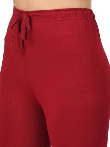 Image of Robinbosky Cotton Churidhar Leggings for Women - Stylish, Stretchable & Flattering Fit for All-Day Comfort