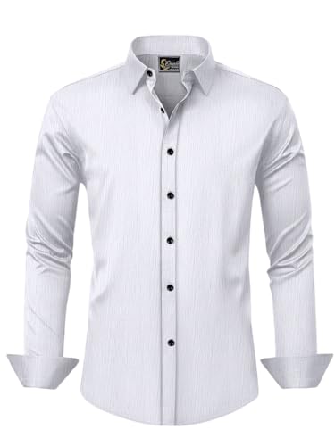 Image of Imported Popcorn Regular Fit Shirts for Men Cotton White, Medium