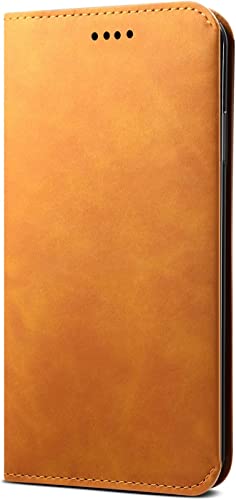 Étui portefeuille iPhone 11 GUMMMY en cuir PU marron antichoc