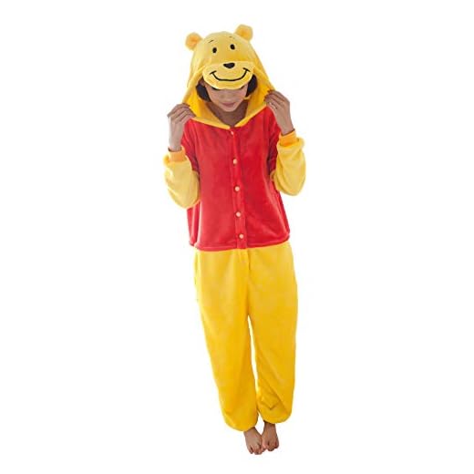 FunnyCos Manta para mujer, Winnie the Pooh, M (Fits Height 158-167cm)