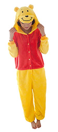 FunnyCos Pijama unissexo de animais com uma só peça para adultos, com capuz, para cosplay, fantasia de Halloween, M (Fits Height 158-167 cm)