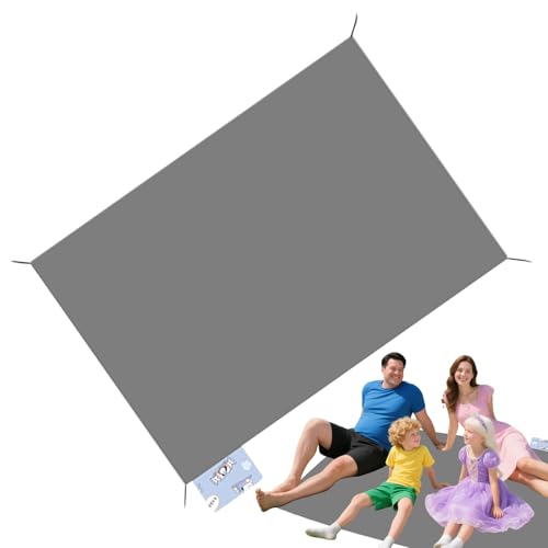 camping jardines del ocio superventas - En liquidación 9 Alfombra exterior para camping, lona de ocio portátil, lavable y plegable, 210 x 150 cm, para senderismo, , terraza, exterior, viaje, jardín