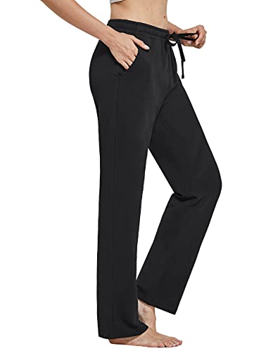 SPECIALMAGIC Women Yoga Sweatpants Pajama Wide Leg Cotton Drawstring Lounge Pants Leisure2