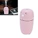 Humidificateurs, humidificateur d'air Mini Mignon 300 ML 2 Modes purificateur de Brume Froide électrique Rechargeable par USB avec câble USB pour Voiture Bureau à Domicile(Rose)