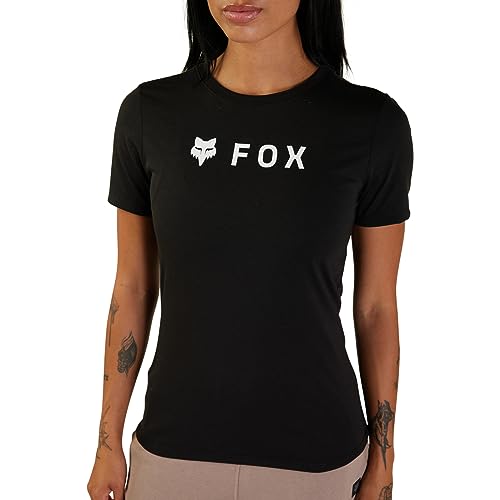Fox Racing W Absolute Ss Tech Tee Windbreaker Damen, Schwarz, M