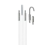 Klein Tools 56418 Hi-Flex Glow Rod Set, Made in USA, 18-Foot Fish Rod w/Splinter Guard Coating, Stainless Steel Connectors, Glows in Dark