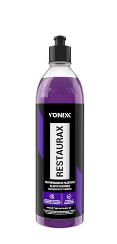 Image of Vonixx Restaurax Plastic Restoring Agent For Car & Bike - Revitalizing Trim Restorer - Refurbish Polishing Care - Polish Trims - Long Lasting Coating With UV Protection - 500 Ml