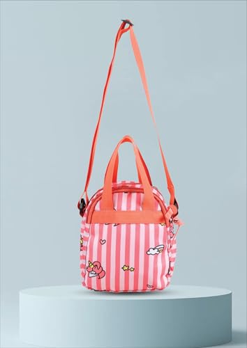 Image of PB Pearlbags Soft Crossbody Shoulder Or Hand Bag or Sling bag Water Resistant Anti Fall Stationery Storage Bag Handbag Clutch Bag Sweet Birthday Gift For 5-10 Years Children Students Girls