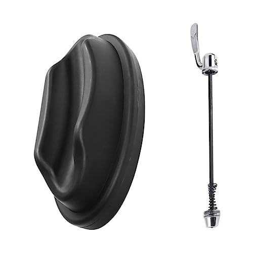 Yardwe 2pcs Front Wheel Riser Block for Indoor Trainer Stabilizer Support for Mountain Road Bikes Non-Slip Design Strong Stable Structure for Home Cycling