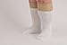 Extra Wide Medical Mid Calf Crew (Pack of 3), Diabetic Socks, Made in USA, for Men and Women (Medium, White)