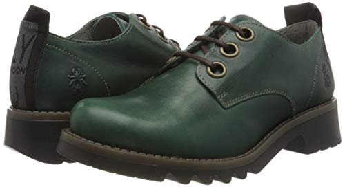 Image of Fly London Women's Ruda538fly Oxford, Green Petrol 007, 41